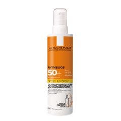 Spray Solare Corpo SPF 50+ 200ml Anthelios Protezione molto alta Con profumo La Roche-Posay