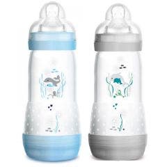 Biberons Easy Start Debit 3 Anti Colique X2 Des 4 Mois 2x320 ml Mam