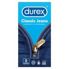 Préservatifs Classic Lubrifies X9 Jeans Durex
