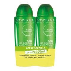 Shampoo delicato 2x400ml Node Cuoio capelluto sensibile Bioderma