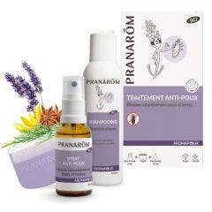 Trattamento antipidocchi biologico 2 in 1 155 ml Aromapoux Pranarôm