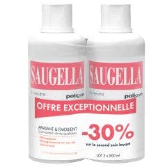 Detergente Intimo delicato 2x500ml Polygin Muqueuses Fragilisees Saugella