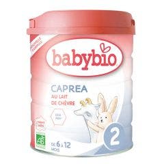 Caprea 2 Lait En Poudre Bio De 6 Mois A 12 Mois 800g De 6 mois à 12 mois Babybio