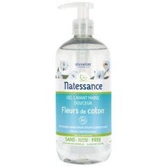 Gel per lavare le mani ai fiori di cotone biologici 500ml Natessance