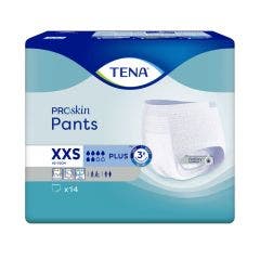 Culottes Absorbantes fuites urinaires Taille XXS x14 Proskin plus Pants Plus Taille XXS Tena
