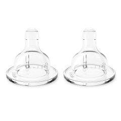 Tettarelle anticoliche in silicone a punta tonda X2 Suavinex