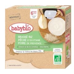 Purea Bio 4x85g Dai 6 mesi Babybio