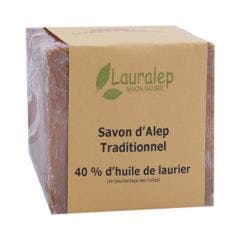 Sapone tradizionale di Aleppo 40% (in francese) 200g Lauralep