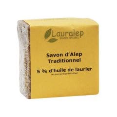 Sapone tradizionale di Aleppo 5% (in francese) 200g Lauralep