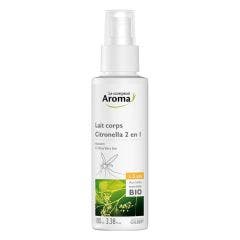 Lozione per il corpo 2 in 1 alla citronella biologica 100ml Le Comptoir Aroma