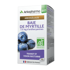 Baie De Myrtille 40 Gelules Arkogelules Arkopharma 40 Gelules Arkogélules Arkopharma