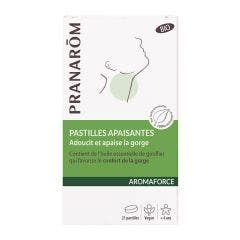 Pastiglie lenitive biologiche x21 Aromaforce Ammorbidisce e lenisce la gola Pranarôm