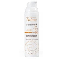 Sunsimed KA Protezione solare molto alta SPF50+ 80ml Solaire Pelle sensibile Avène
