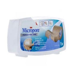 Cerotto Microporoso Color Carne Micropore 25mmx5m 3M