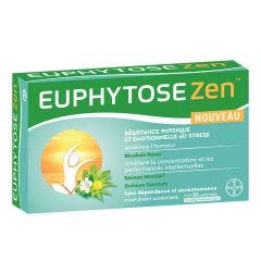 Euphytose Zen 30 comprimés Euphytose Résistance physique et émotionnelle au stress Bayer