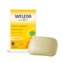 Sapone Vegetale Alla Calendula Per Pelli Sensibili Weleda 100g Calendula Peaux Sensibles Weleda