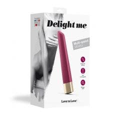 DELIGHT ME - Multi-speed Vibrator - Pourpre Love To Love