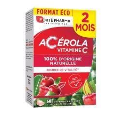 Acerola 60 Comprimes Riche en Vitamine C naturelle Forté Pharma