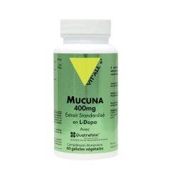 MUCUNA 400mg Estratto standardizzato in L-Dopa 60 capsule vegetali Vit'All+