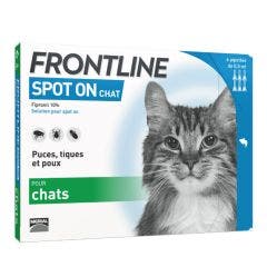 Spot On Gatti 6 Pipette da 0,5ml Frontline