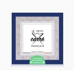 Douillette Extra douce Double face - Jaune + Gris + Blanc Le Petit Carré Français