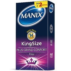 Preservatifs Maximum Confort x14 +2 offerts King Size Max Manix