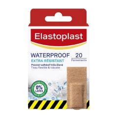 Pansements Waterproof Extra Résistant x20 1 Format Elastoplast
