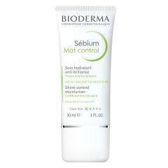Trattamento Idratante Opacizzante 30ml Mat Control Sebium Peaux mixtes à grasses Bioderma