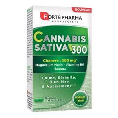 Cannabis Sativa 300 30 capsule Canapa, Magnesio e Vitamina B6 Forté Pharma