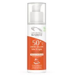 Crema Solare SPF50+ Alta protezione Neonato e Bambino 50ml Alga Maris Haute protection Laboratoires De Biarritz