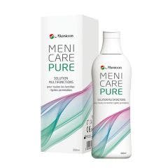 Solution multi-fonctions pour lentilles rigides perméables 250ML MeniCare Pure Menicon