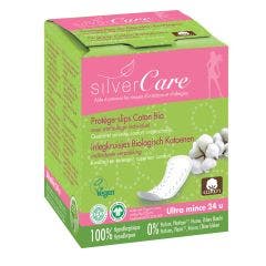 Protege slips coton bio emballage individuel x24 Silver Care