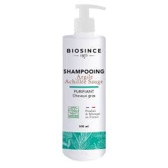 Shampoo purificante all'argilla e all'achillea salvia 500ml Bio Since 1975