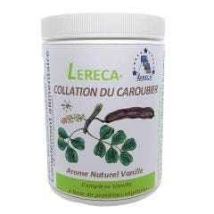 Collation du Caroubier Protéines Végétales 375g Arome Naturel Vanille Lereca