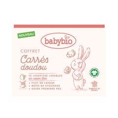 Carres Doudou Organic Set 12 Salviette + Rete di lavaggio Babybio