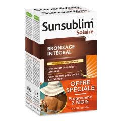 Bronzage Intégral 2x30 capsules Sunsublim Nutreov