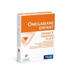 OmegaBiane Bambino Omega3, Vitamina D ed E 27 Compresse Gelificate Pileje