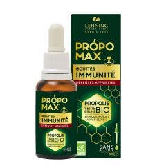 Gouttes immunité Sans alcool Bio 30ml Própomax Lehning