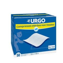 Compresse sterili in tessuto non tessuto 7,5x7,5 cm 50 bustine Urgo