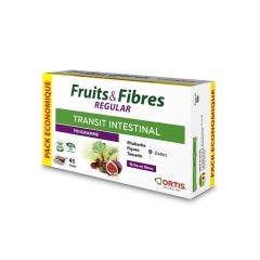 Fruits & Fibres Regular Transit Intestinal 45 Cubes Ortis