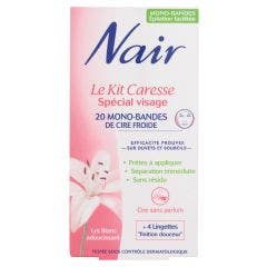 Kit speciale per la carezza del viso 20 Bendaggi mono + 4 Salviette Nair