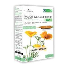 Pavot de Californie Bio 20 ampoules Anti-stress Flora Natura