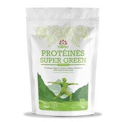 Proteine biologiche Super Green 250g Protéine Végétale Iswari