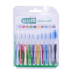 Brossettes Interdentaires De Voyage 9 Tailles Trav-ler Gum