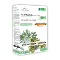 Armoise Bio 20 ampoules Cycles féminin et digestion Flora Natura