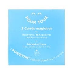 Salviette struccanti lavabili x5 Hygiène Fun!Ethic