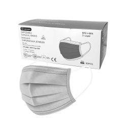 Masques chirurgicaux jetables gris x50 Type IIR EN 14683:2019+AC:2019 Vog Protect