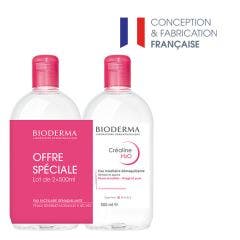 Acqua Micellare Struccante 2x500ml Crealine H2O Senza profumo Bioderma