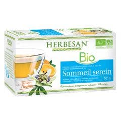 Infuso Melissa Passiflora Sonno Sereno Organico 20 bustine Gusto arancia Herbesan
