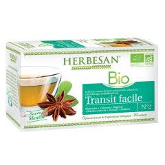 Infusione Chicoree Transito Facile Bio 20 bustine Aroma di menta Herbesan